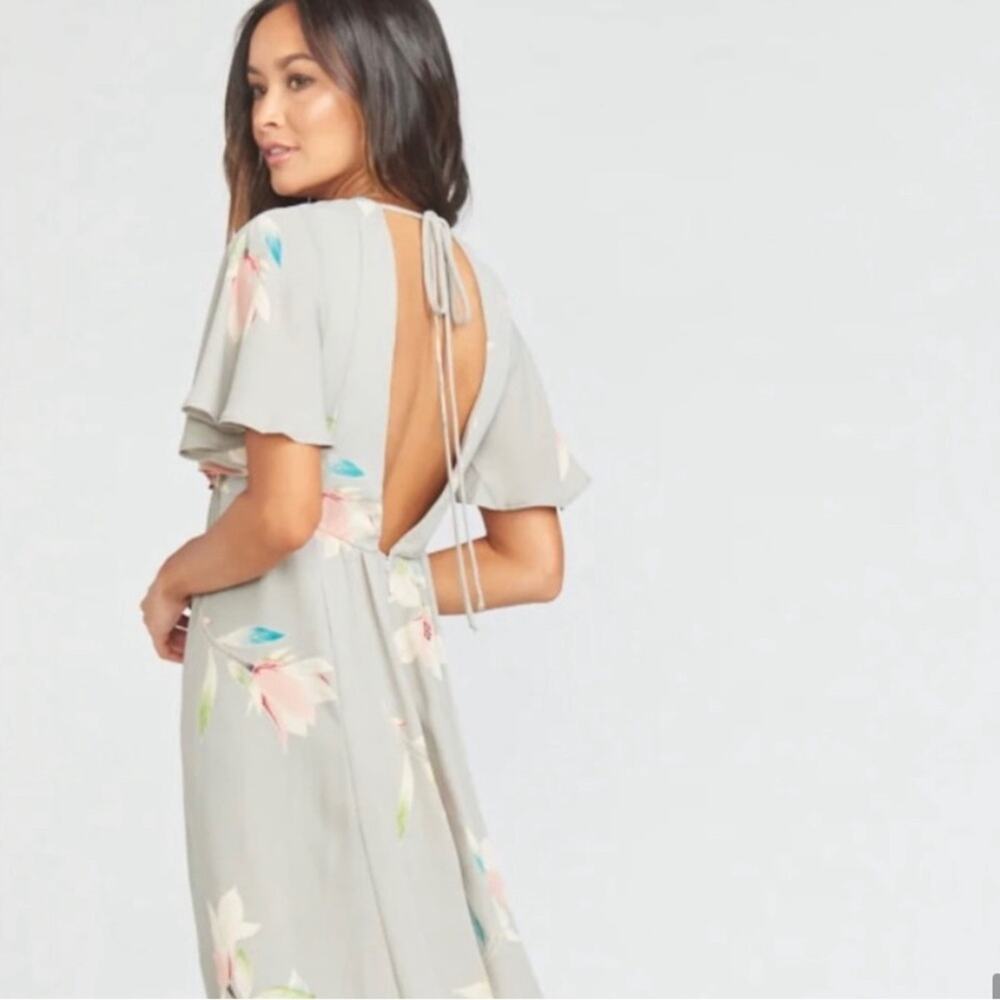 Show Me Your Mumu Faye Flutter Floral Maxi Empire Waist dress, size small - Picture 2 of 10